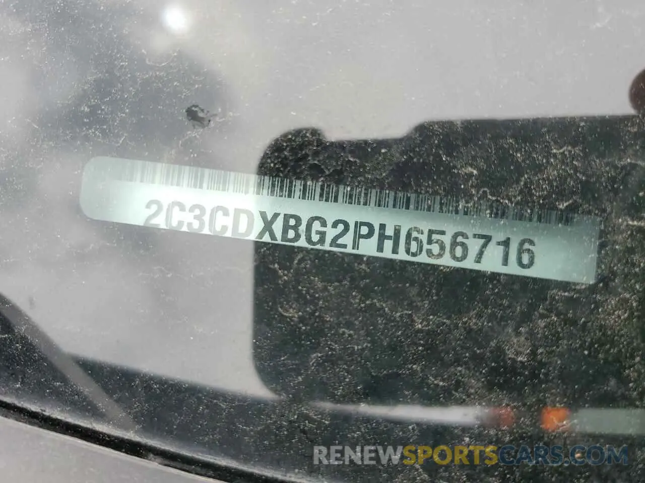 12 Photograph of a damaged car 2C3CDXBG2PH656716 DODGE CHARGER 2023