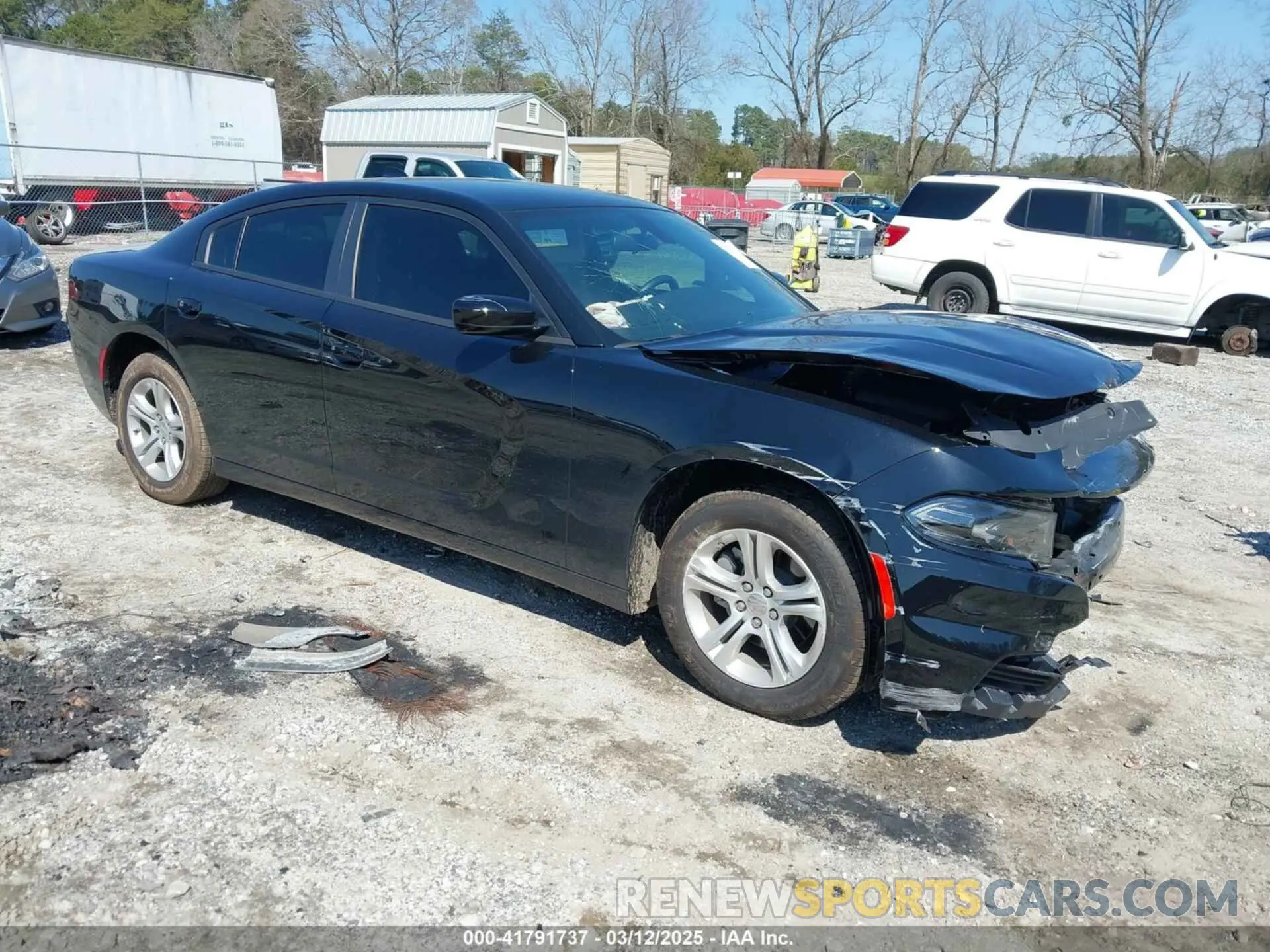 1 Photograph of a damaged car 2C3CDXBG2PH672138 DODGE CHARGER 2023