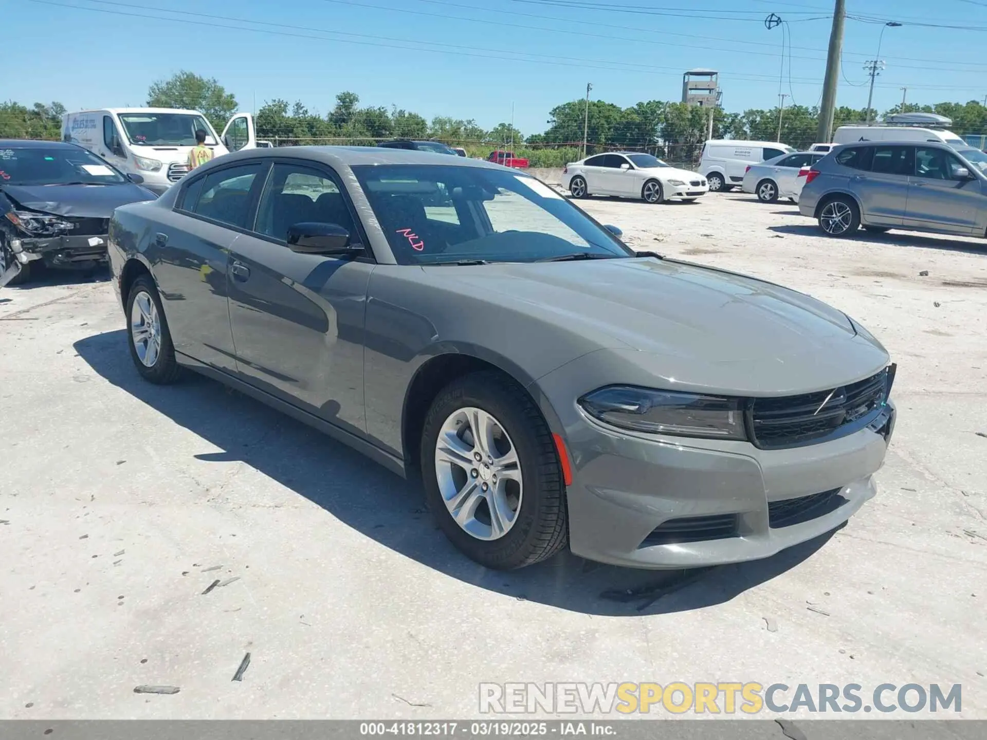 1 Photograph of a damaged car 2C3CDXBG2PH697539 DODGE CHARGER 2023