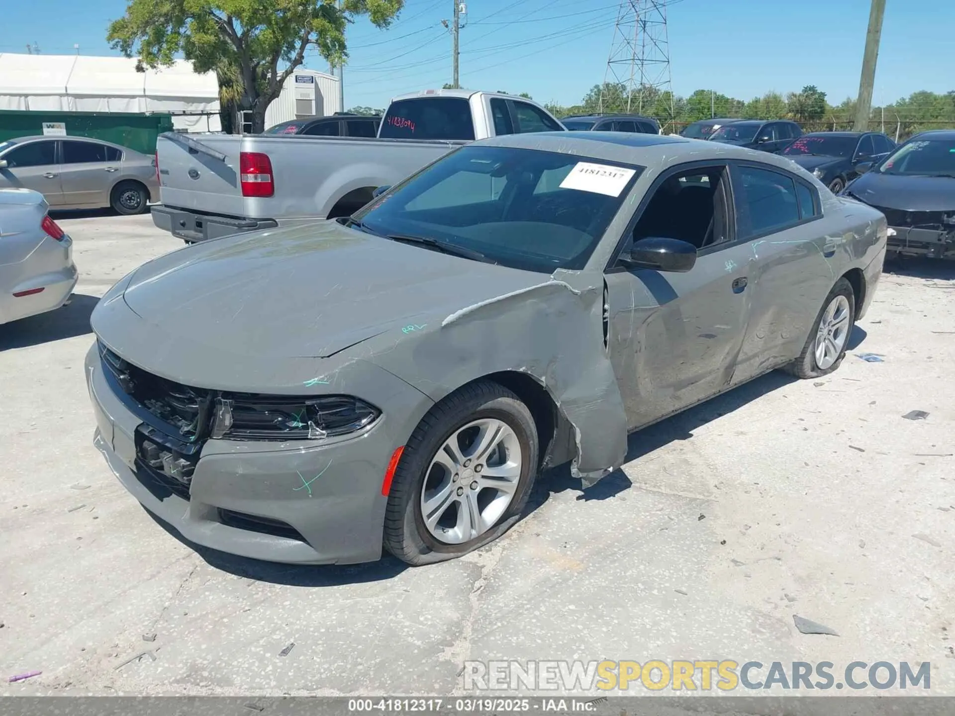 2 Photograph of a damaged car 2C3CDXBG2PH697539 DODGE CHARGER 2023