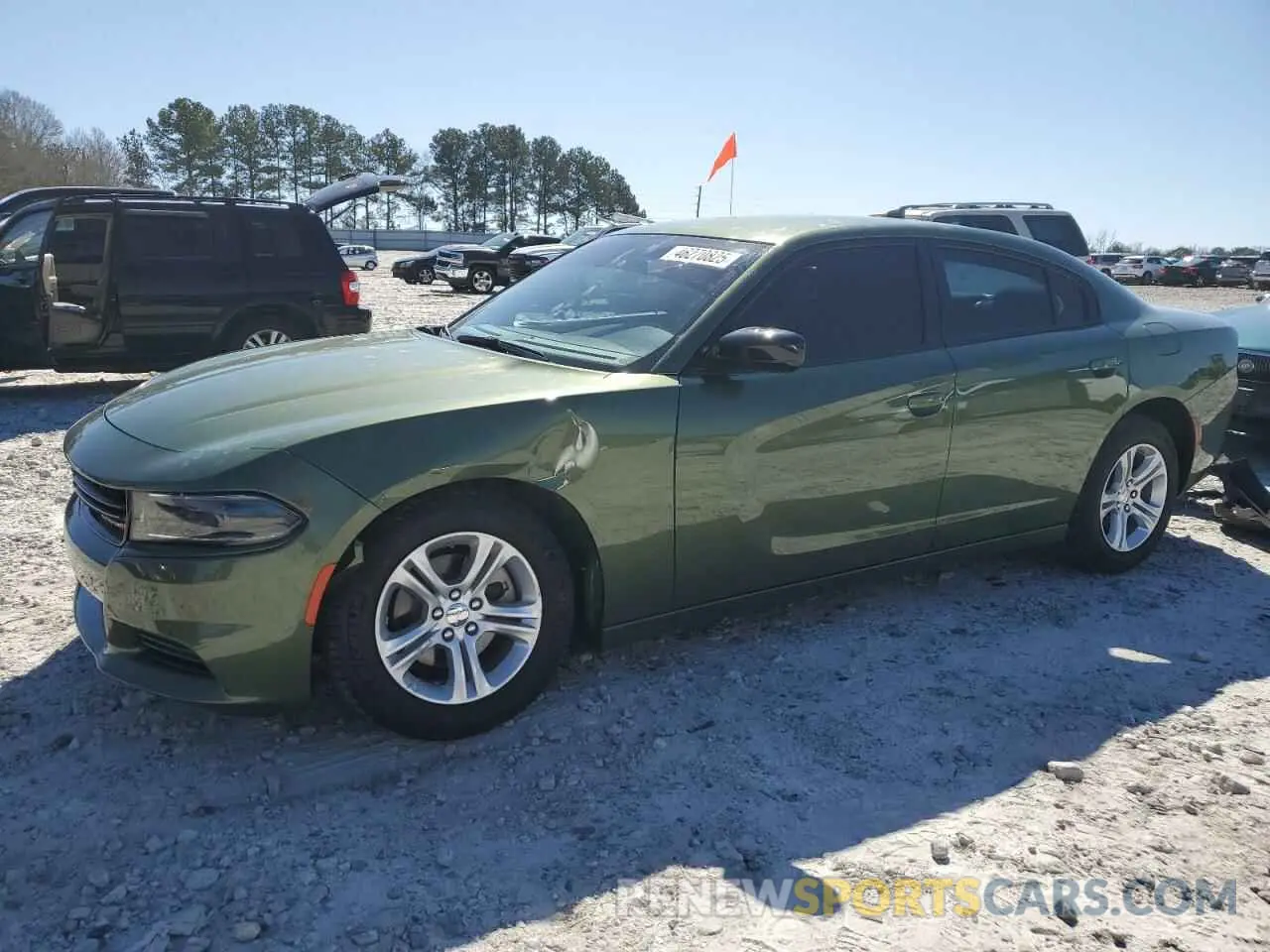 1 Photograph of a damaged car 2C3CDXBG4PH509183 DODGE CHARGER 2023