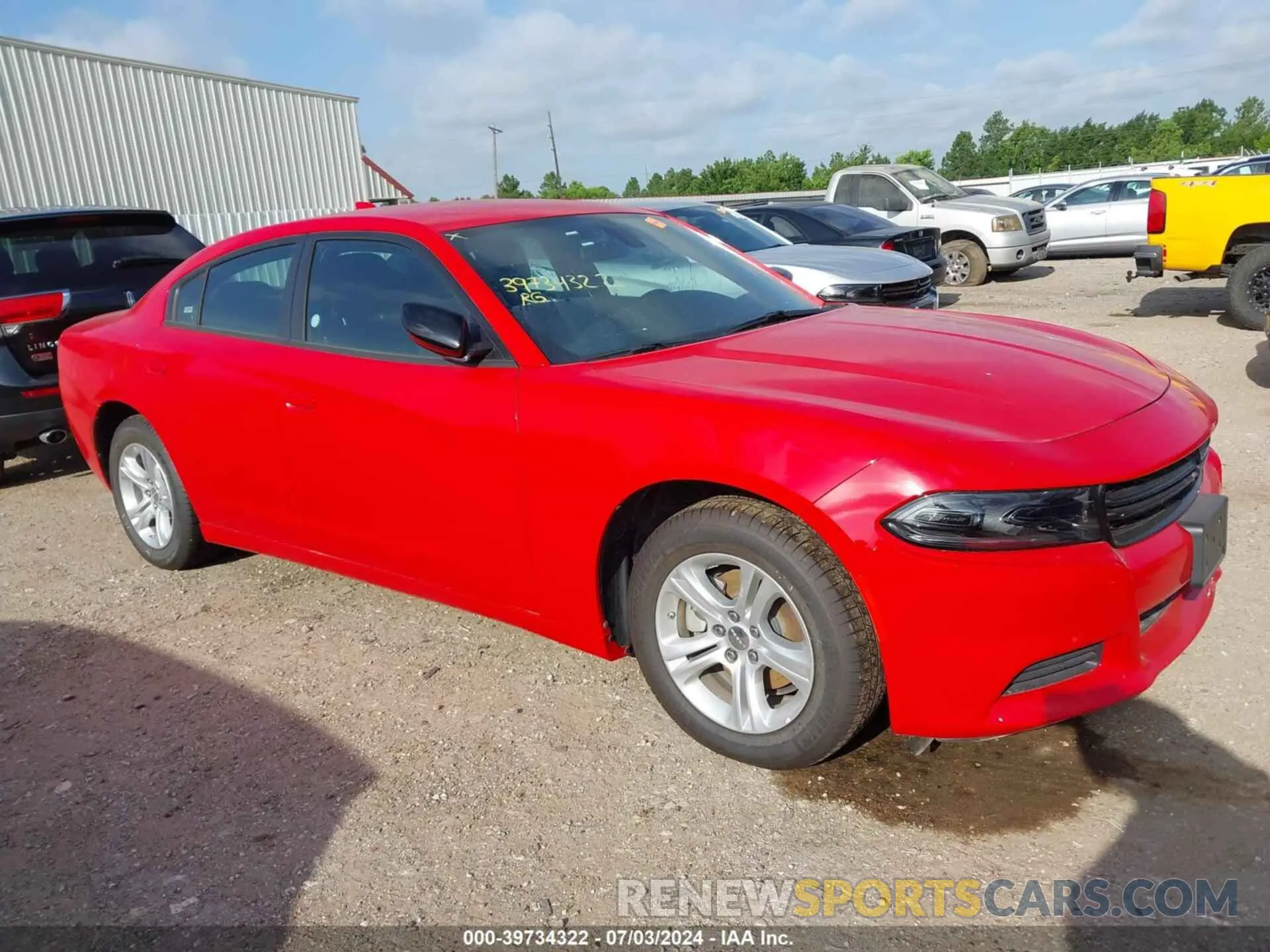 1 Photograph of a damaged car 2C3CDXBG4PH550722 DODGE CHARGER 2023