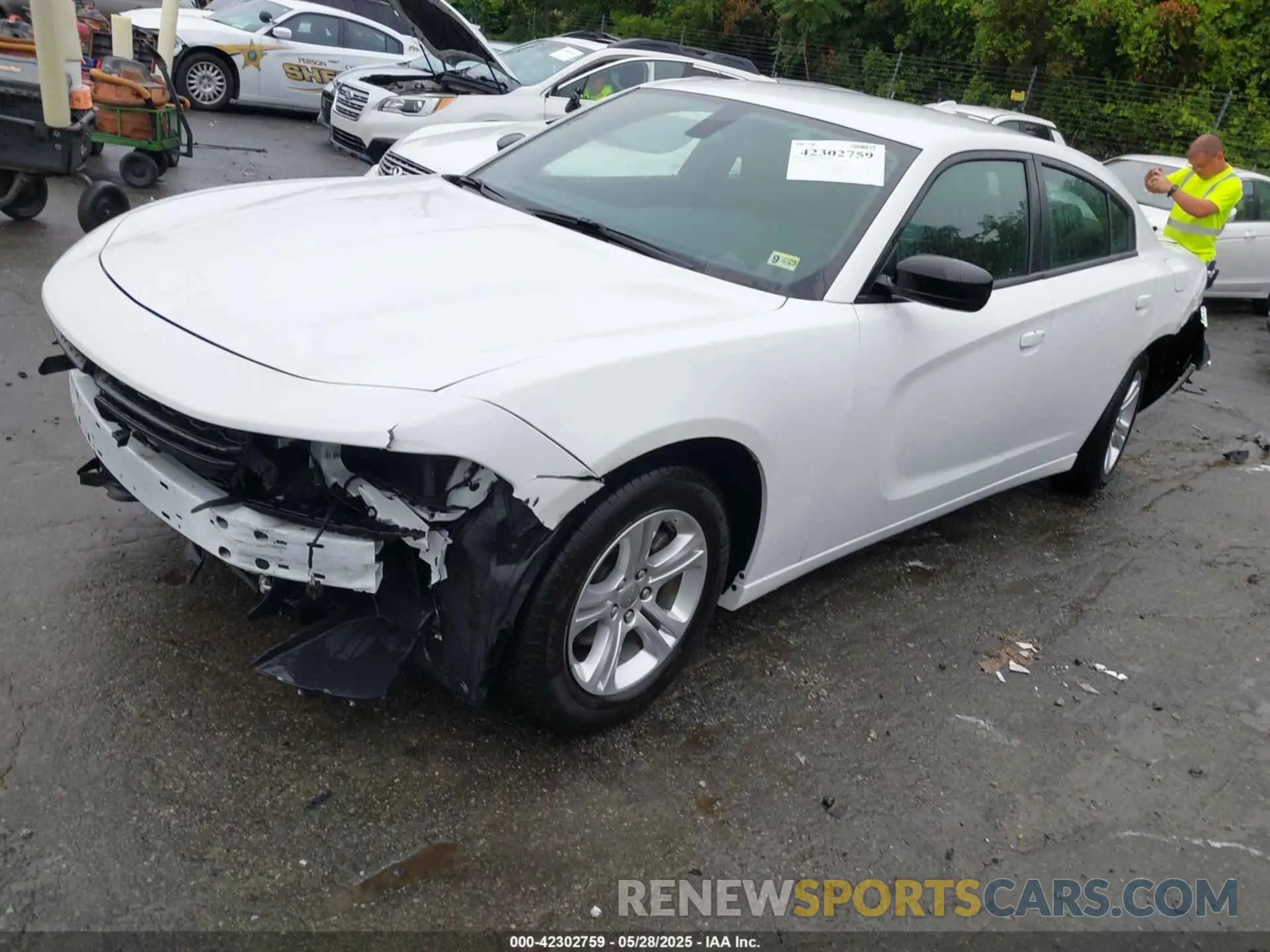 2 Photograph of a damaged car 2C3CDXBG4PH642588 DODGE CHARGER 2023