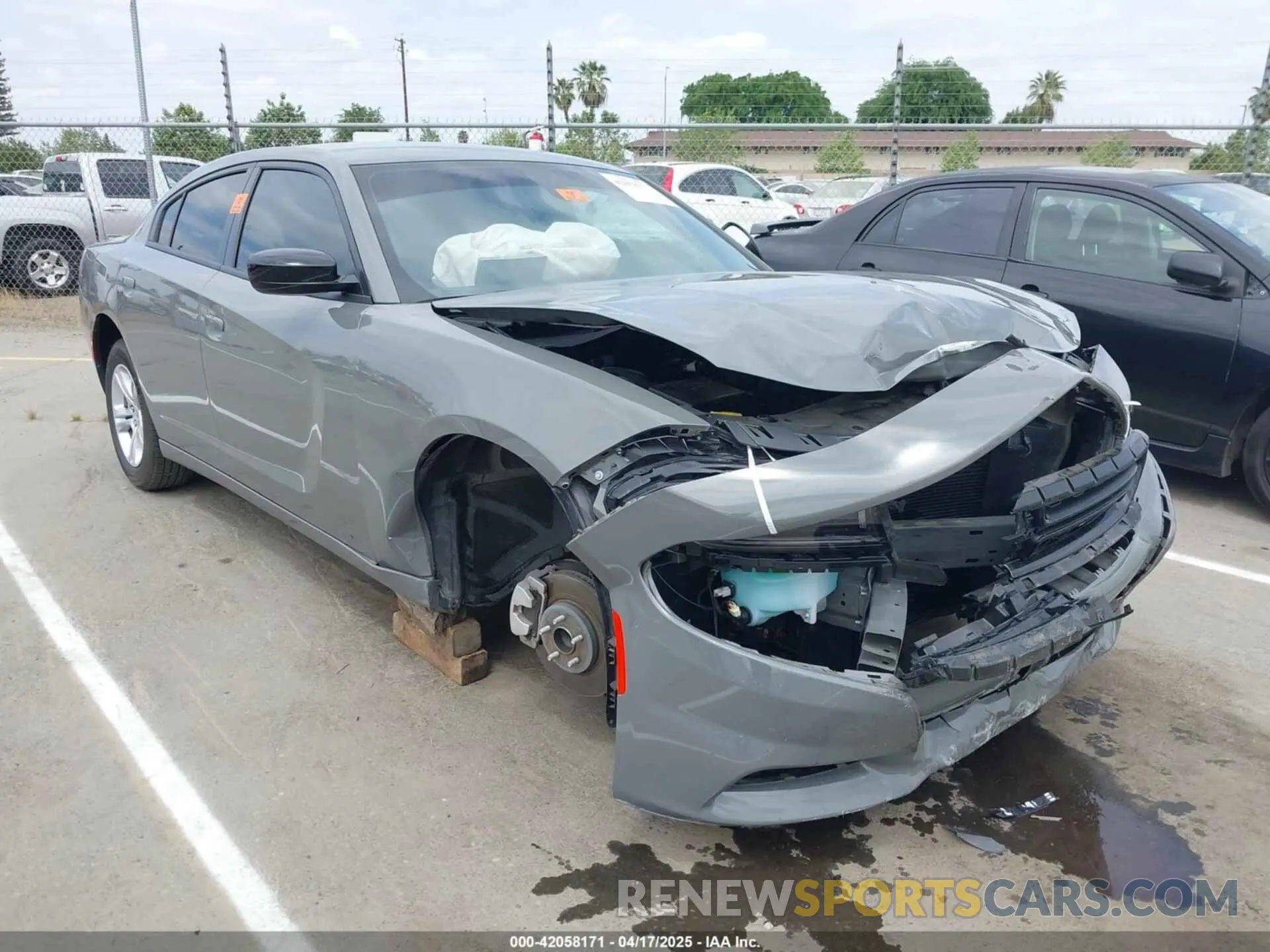 1 Photograph of a damaged car 2C3CDXBG4PH703423 DODGE CHARGER 2023
