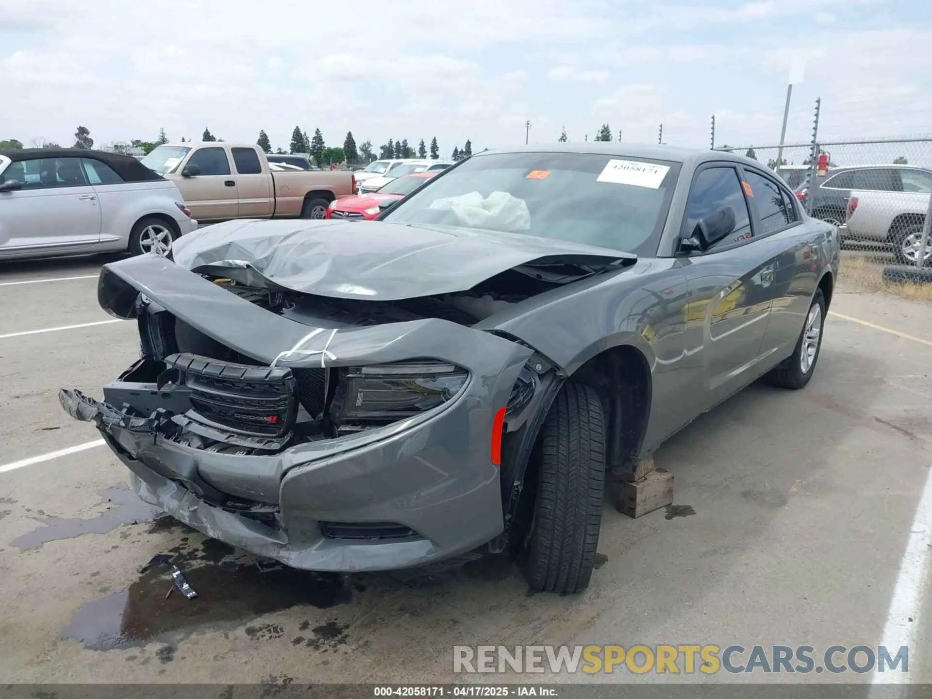 2 Photograph of a damaged car 2C3CDXBG4PH703423 DODGE CHARGER 2023