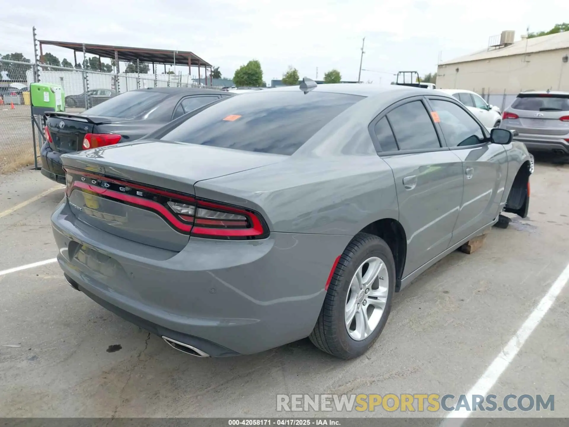 4 Photograph of a damaged car 2C3CDXBG4PH703423 DODGE CHARGER 2023