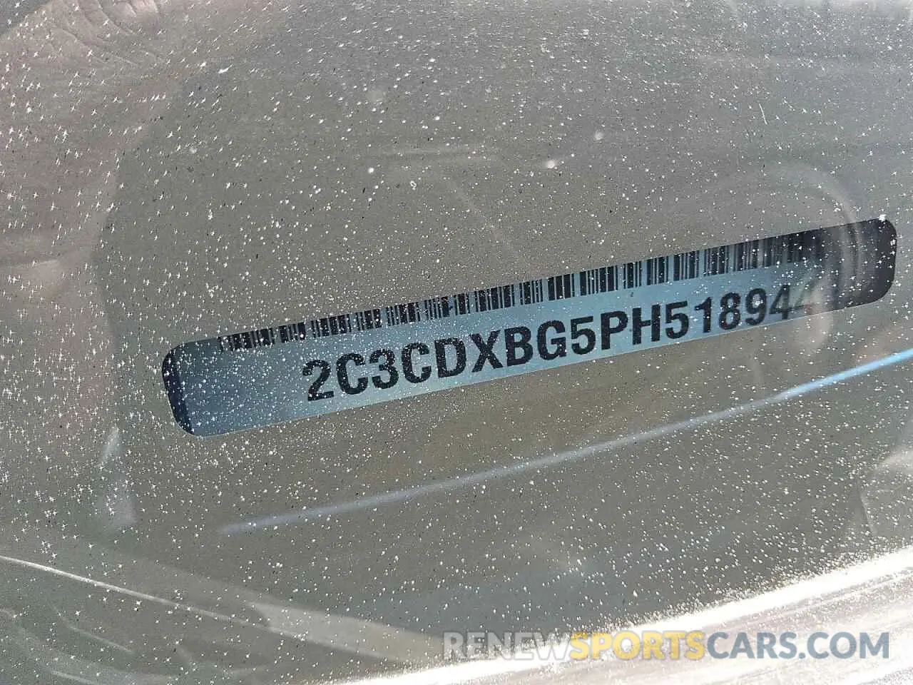 12 Photograph of a damaged car 2C3CDXBG5PH518944 DODGE CHARGER 2023