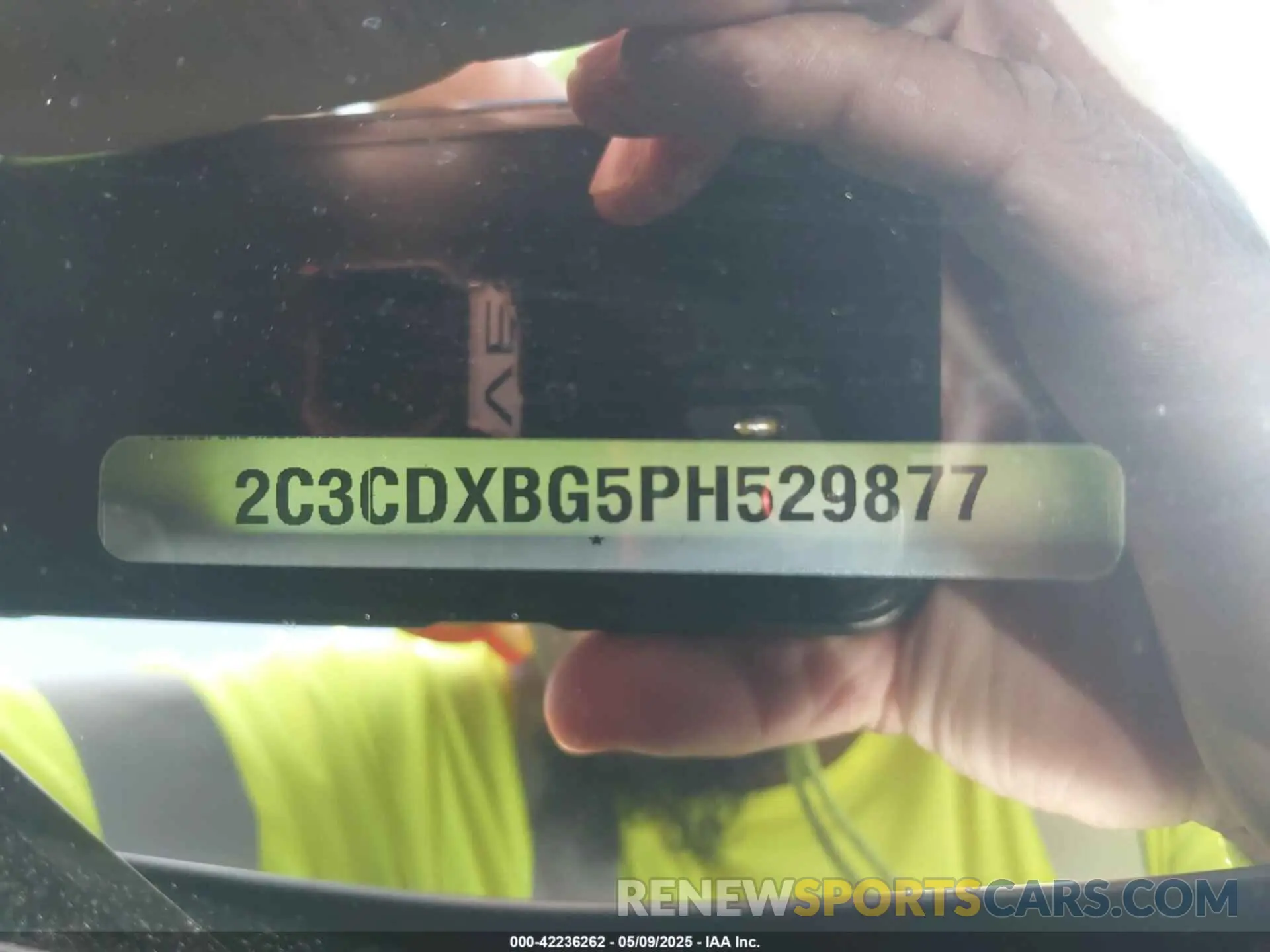 9 Photograph of a damaged car 2C3CDXBG5PH529877 DODGE CHARGER 2023