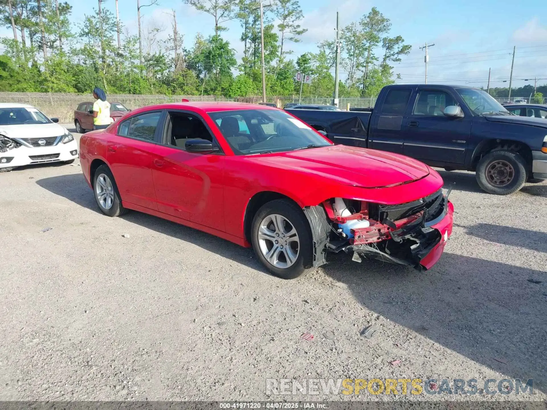 1 Photograph of a damaged car 2C3CDXBG5PH563608 DODGE CHARGER 2023