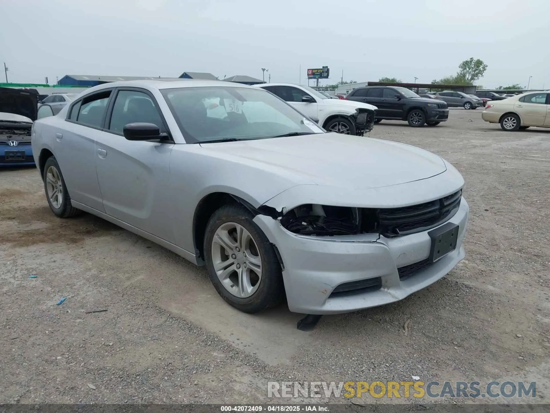 1 Photograph of a damaged car 2C3CDXBG5PH674174 DODGE CHARGER 2023