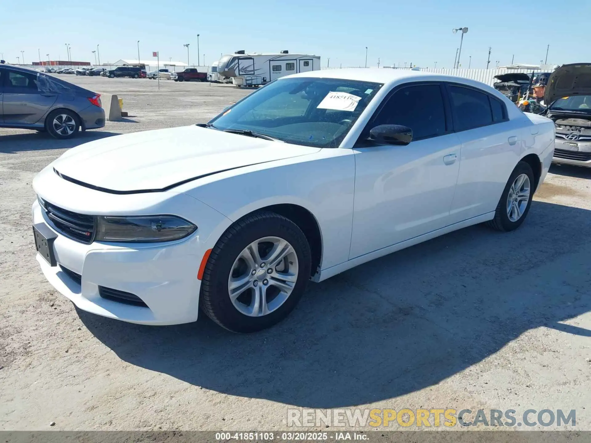 2 Photograph of a damaged car 2C3CDXBG5PH702992 DODGE CHARGER 2023