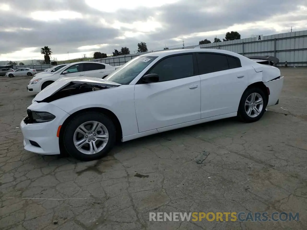 1 Photograph of a damaged car 2C3CDXBG5PH703978 DODGE CHARGER 2023