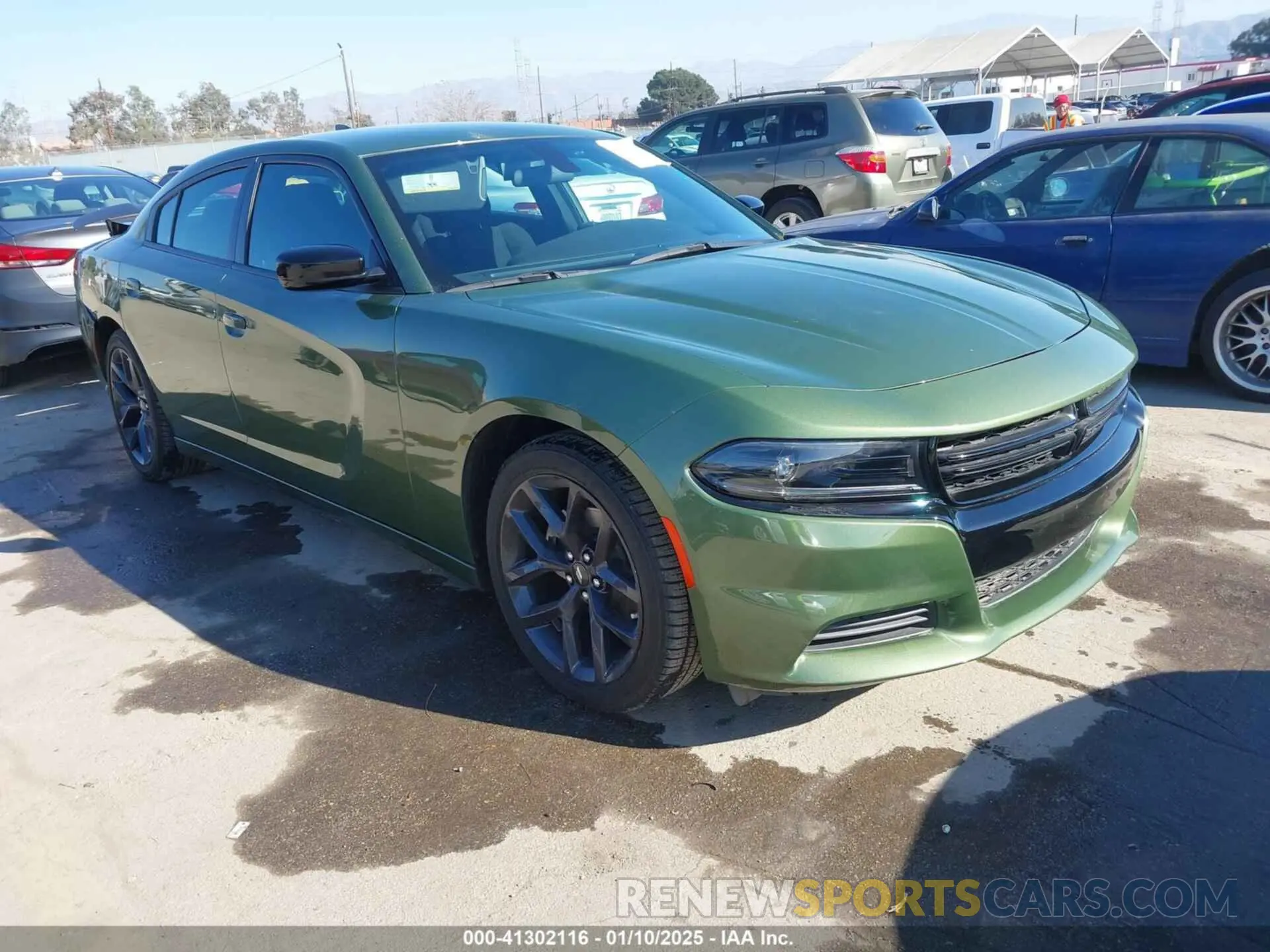 1 Photograph of a damaged car 2C3CDXBG6PH607910 DODGE CHARGER 2023