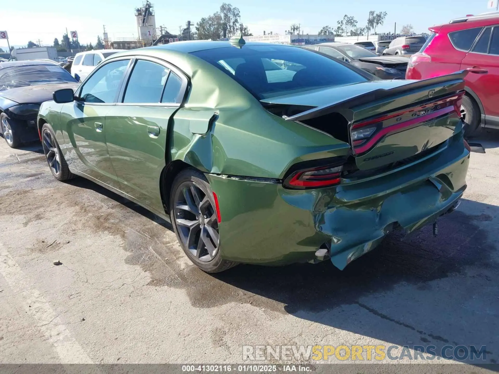3 Photograph of a damaged car 2C3CDXBG6PH607910 DODGE CHARGER 2023