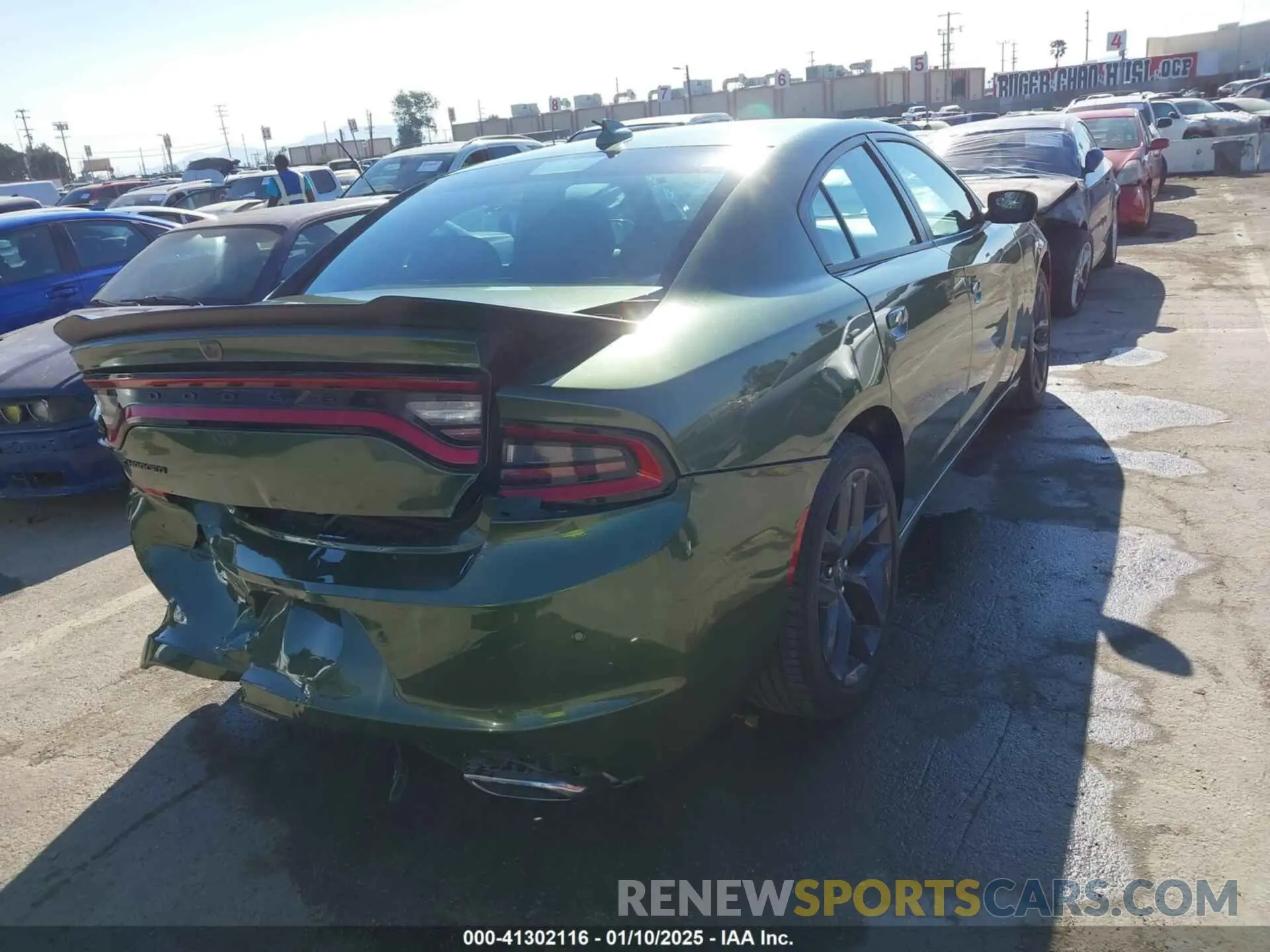4 Photograph of a damaged car 2C3CDXBG6PH607910 DODGE CHARGER 2023