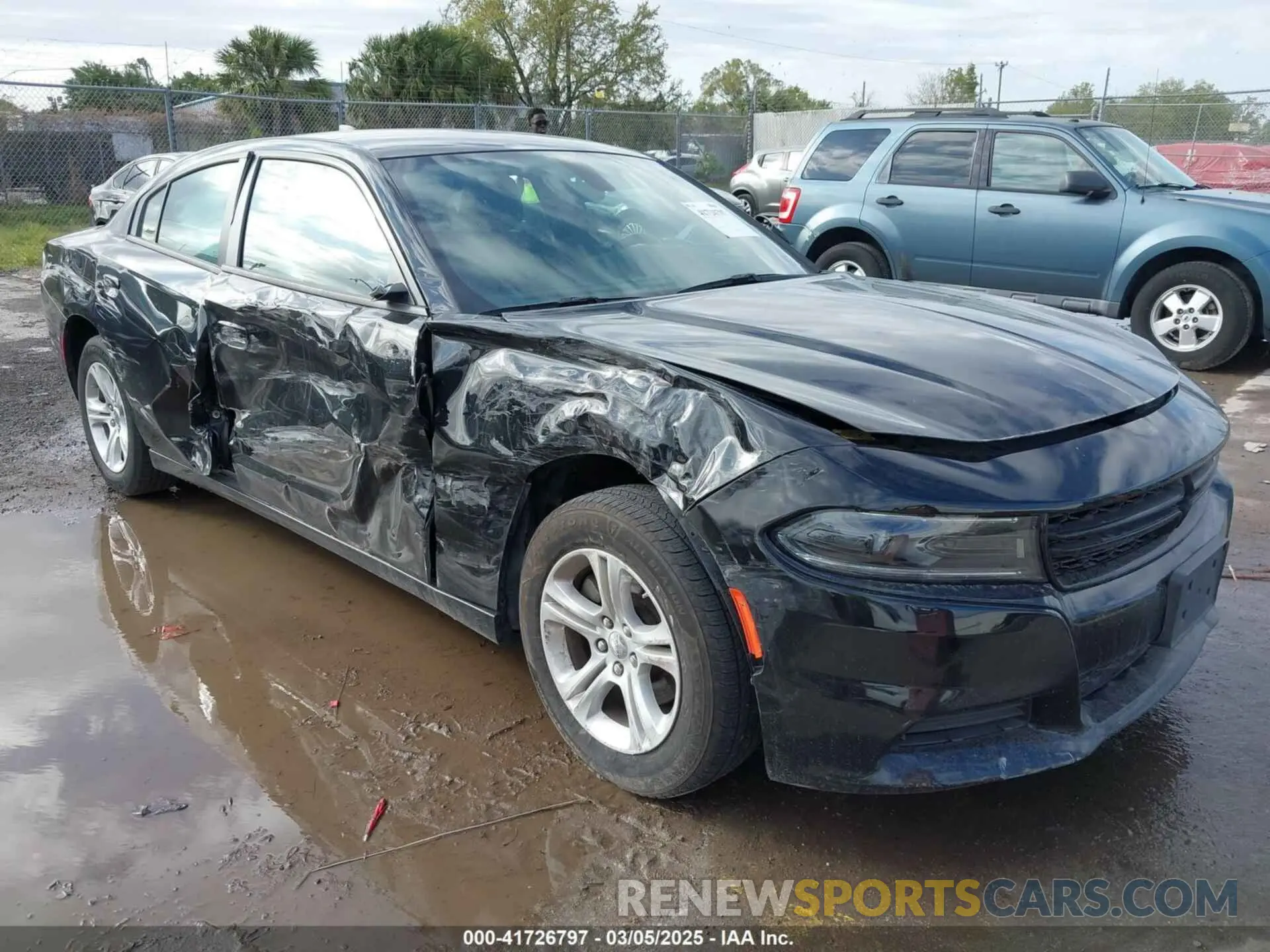 1 Photograph of a damaged car 2C3CDXBG7PH522378 DODGE CHARGER 2023