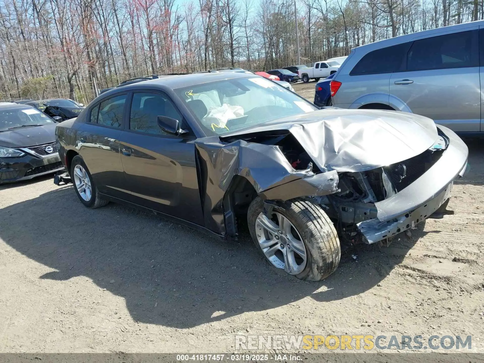 1 Photograph of a damaged car 2C3CDXBG7PH568647 DODGE CHARGER 2023