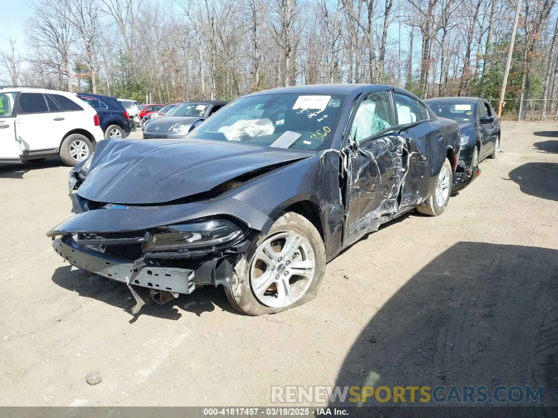 2 Photograph of a damaged car 2C3CDXBG7PH568647 DODGE CHARGER 2023