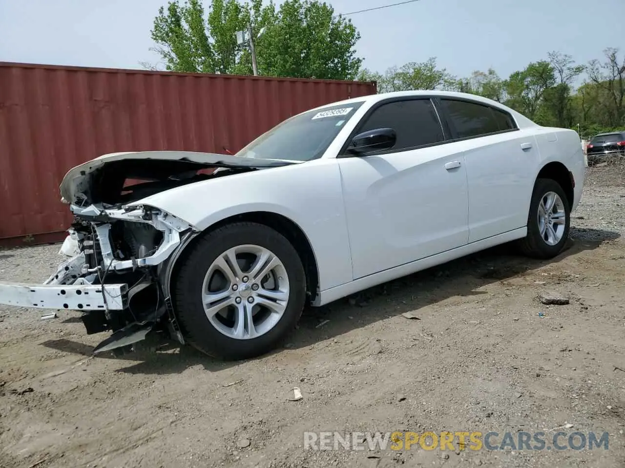 1 Photograph of a damaged car 2C3CDXBG7PH571970 DODGE CHARGER 2023