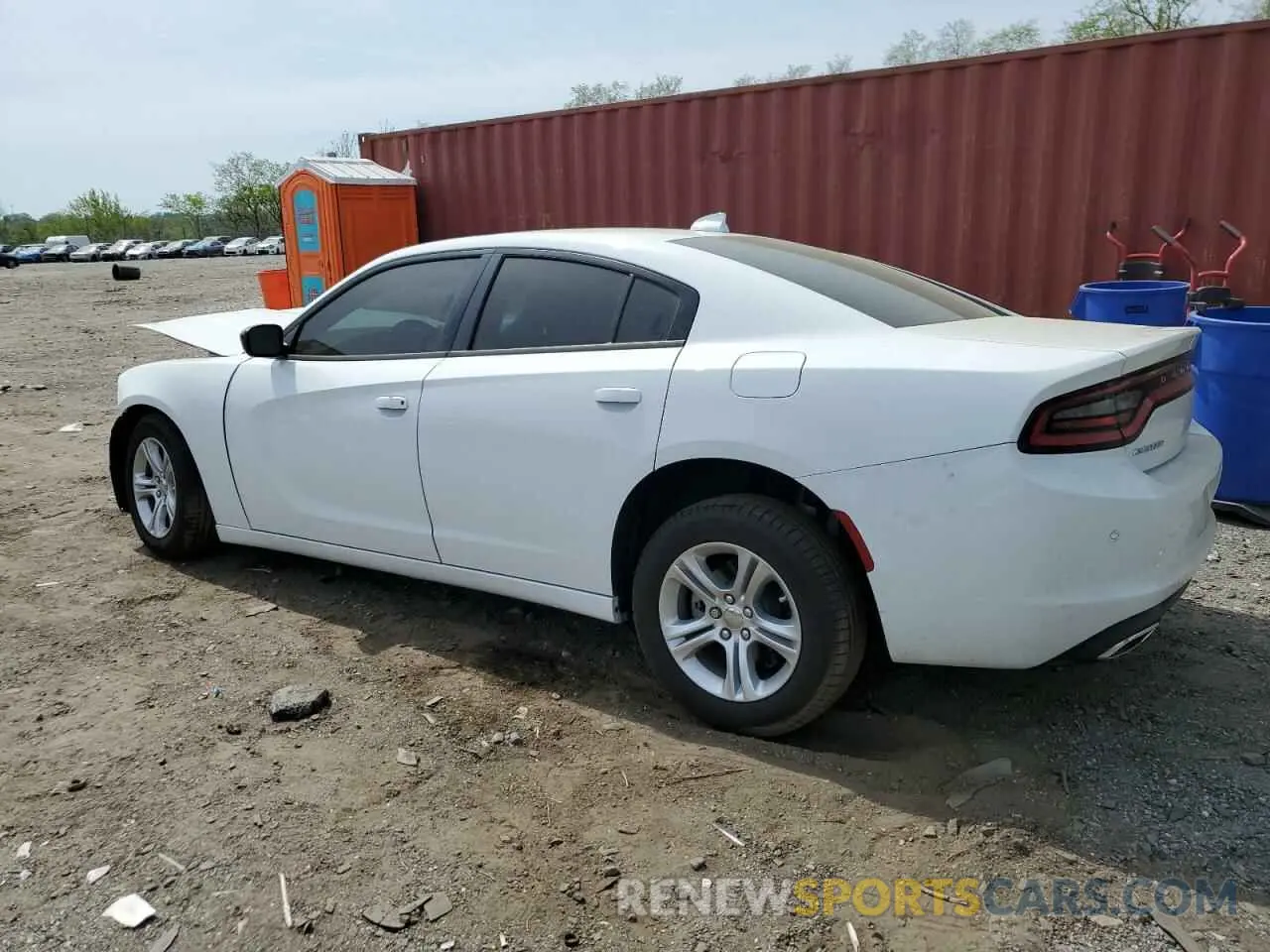 2 Photograph of a damaged car 2C3CDXBG7PH571970 DODGE CHARGER 2023