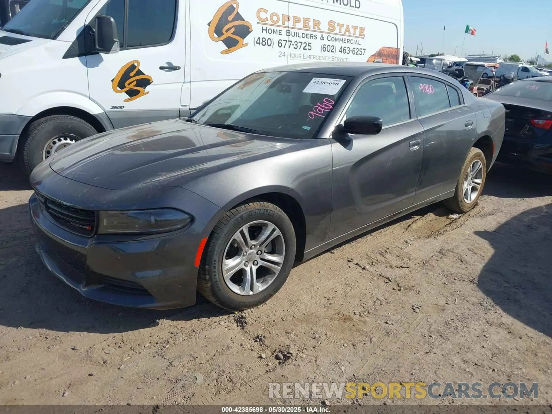 2 Photograph of a damaged car 2C3CDXBG7PH663323 DODGE CHARGER 2023