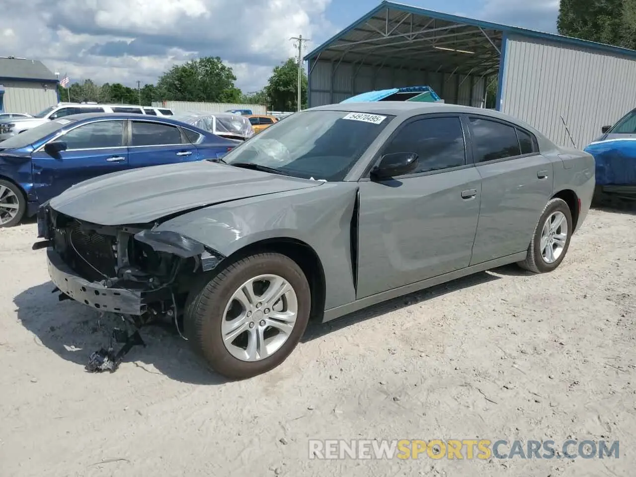 1 Photograph of a damaged car 2C3CDXBG7PH699867 DODGE CHARGER 2023