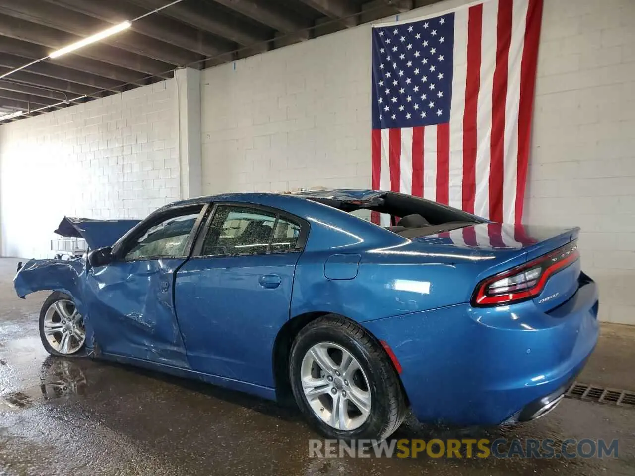 2 Photograph of a damaged car 2C3CDXBG8PH556541 DODGE CHARGER 2023