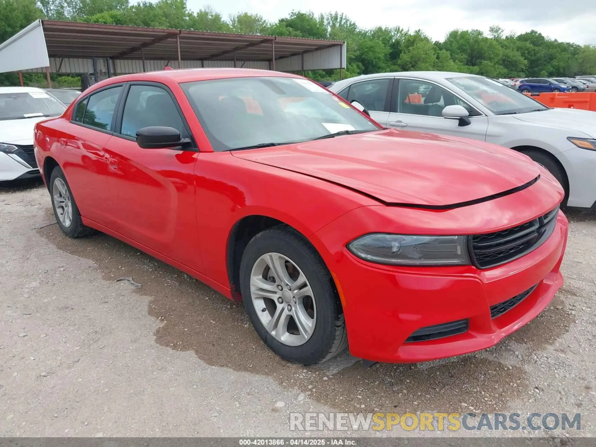 1 Photograph of a damaged car 2C3CDXBG8PH591628 DODGE CHARGER 2023