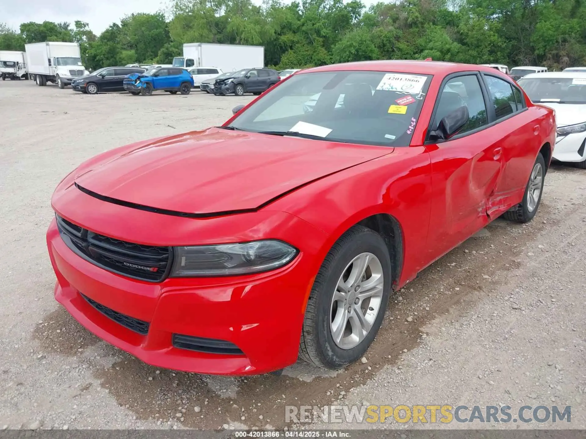 2 Photograph of a damaged car 2C3CDXBG8PH591628 DODGE CHARGER 2023
