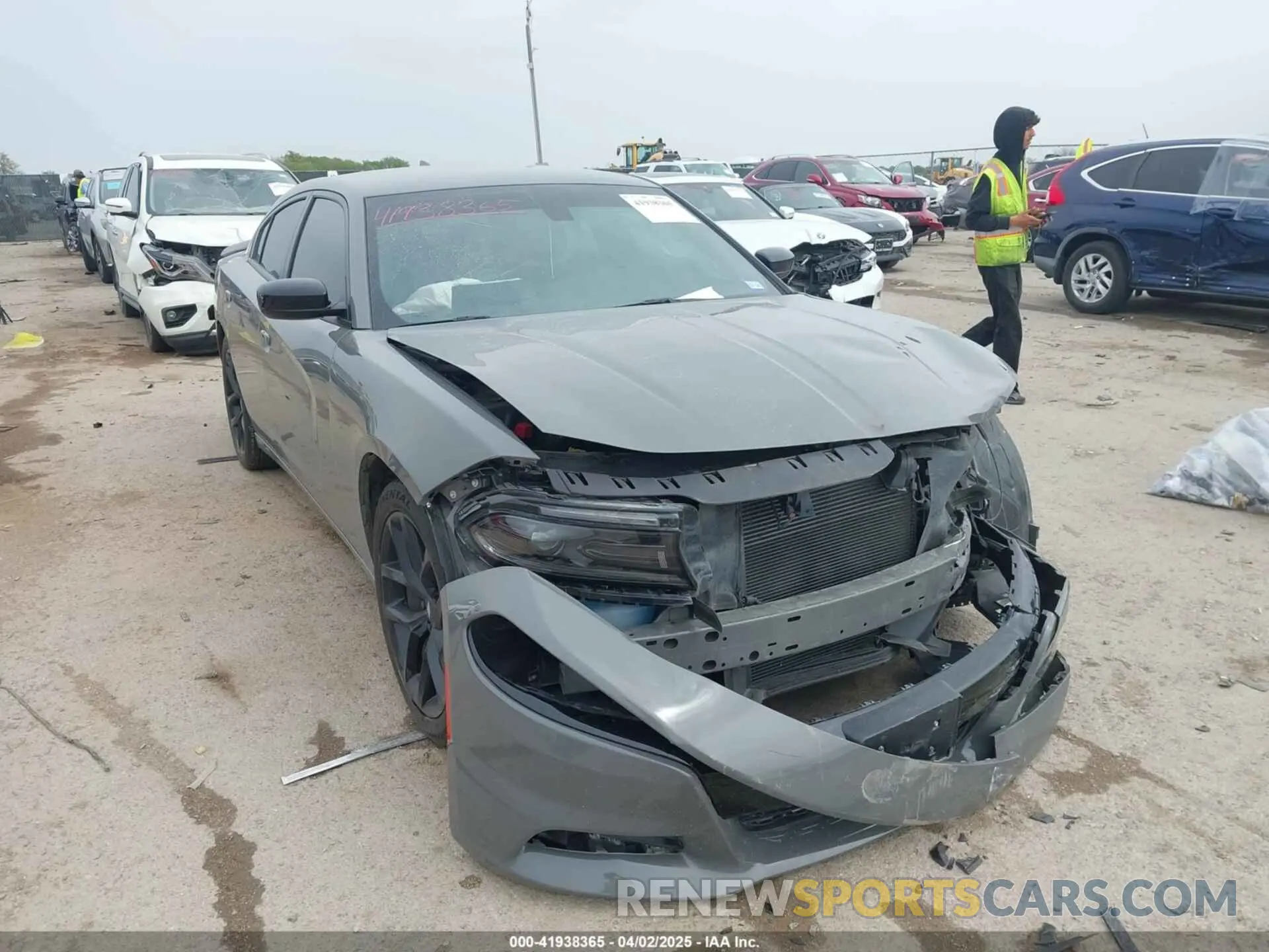 1 Photograph of a damaged car 2C3CDXBG8PH607424 DODGE CHARGER 2023