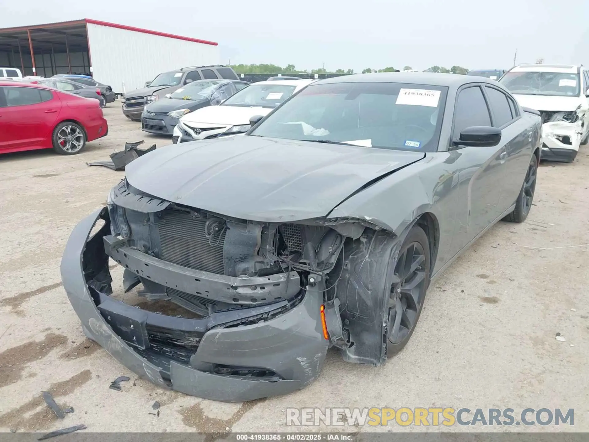 2 Photograph of a damaged car 2C3CDXBG8PH607424 DODGE CHARGER 2023
