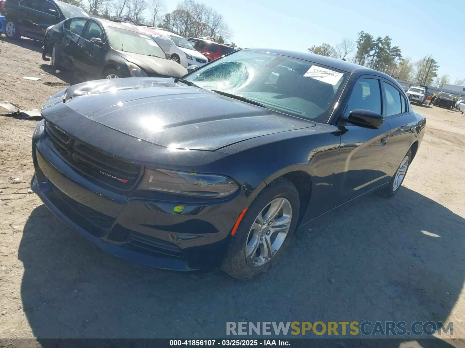 2 Photograph of a damaged car 2C3CDXBG8PH607746 DODGE CHARGER 2023
