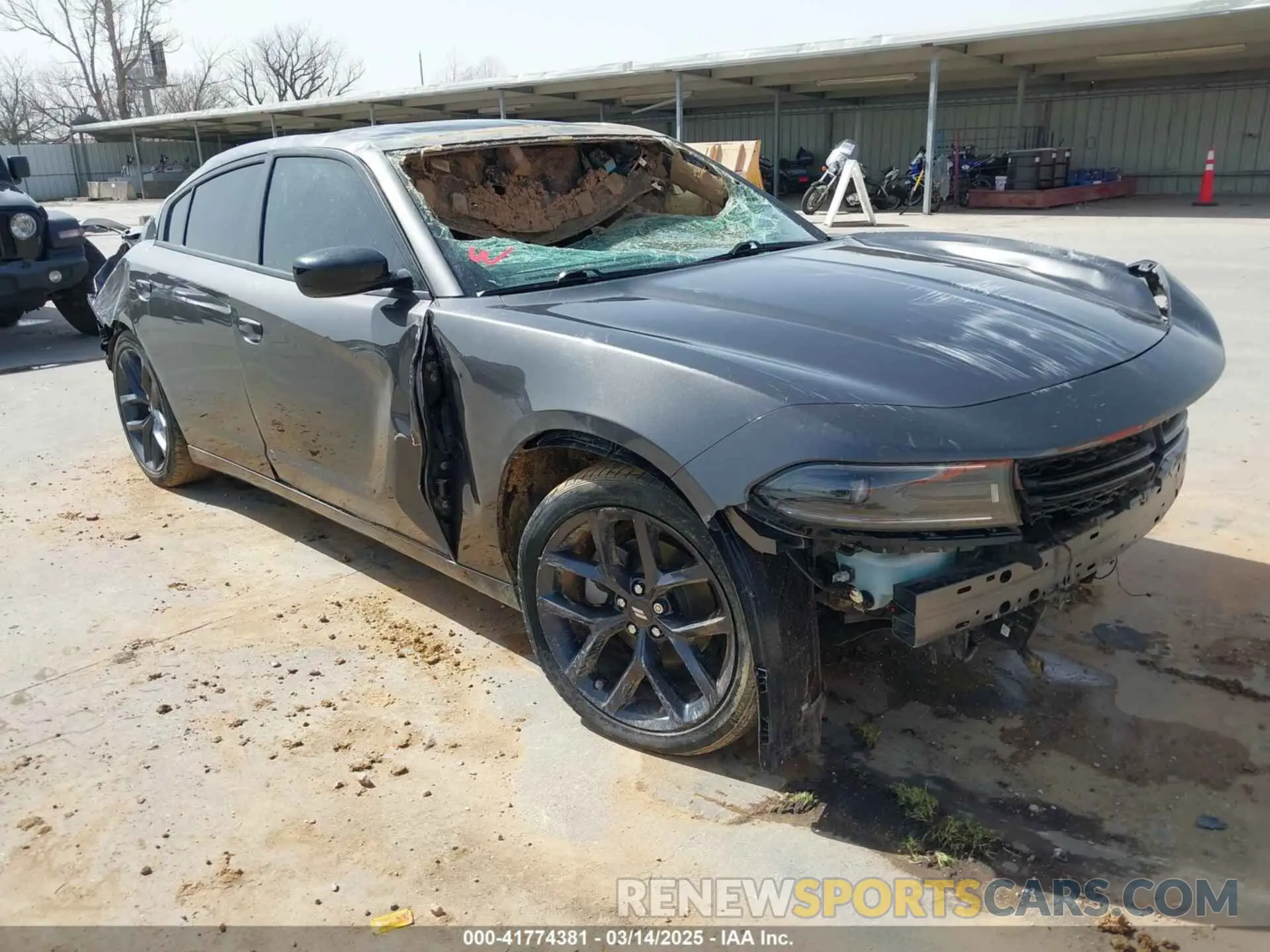 1 Photograph of a damaged car 2C3CDXBG8PH619461 DODGE CHARGER 2023