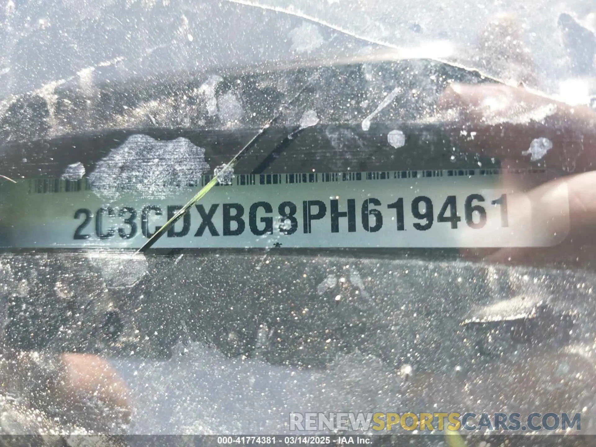14 Photograph of a damaged car 2C3CDXBG8PH619461 DODGE CHARGER 2023