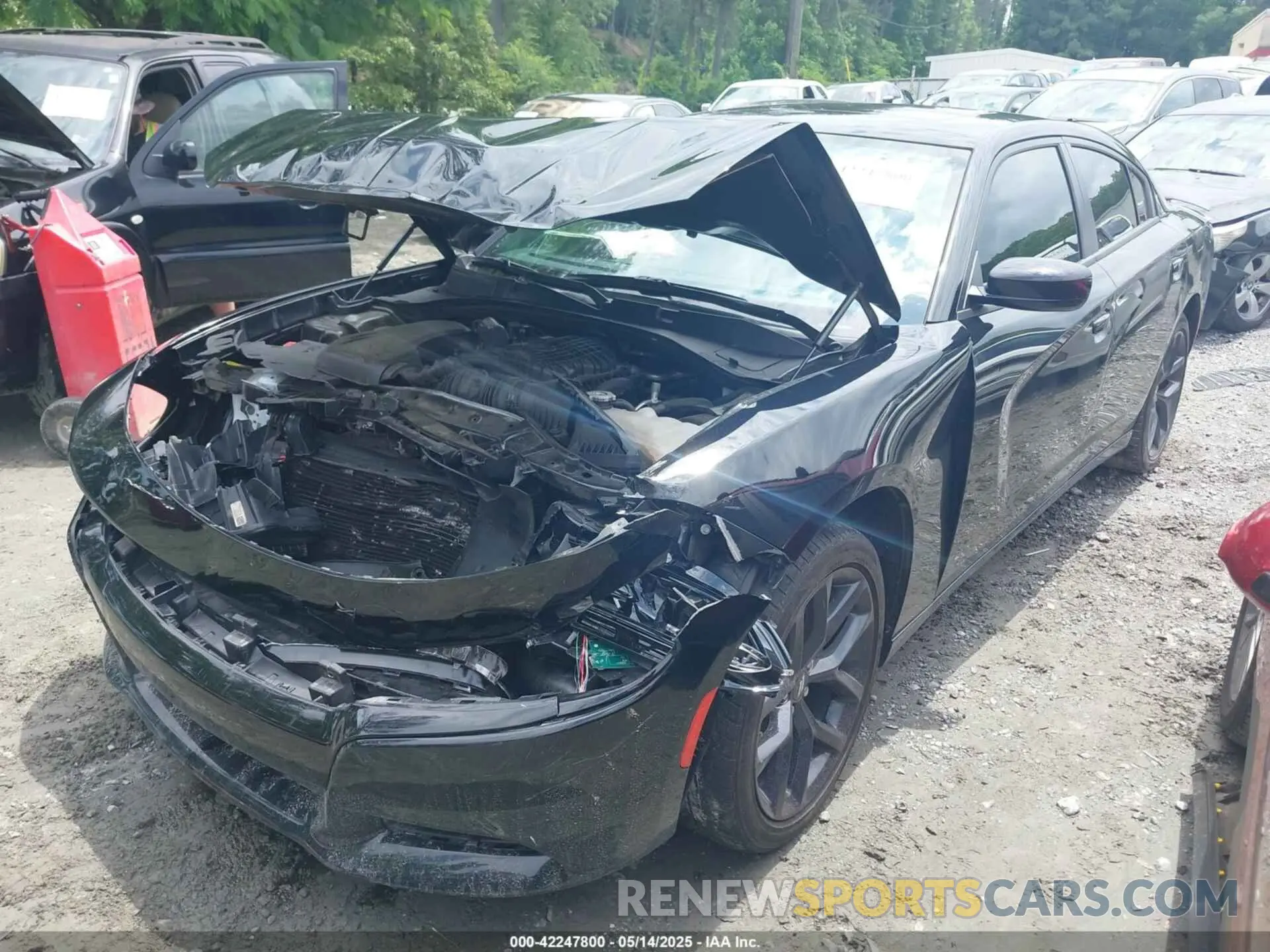 2 Photograph of a damaged car 2C3CDXBG8PH619668 DODGE CHARGER 2023
