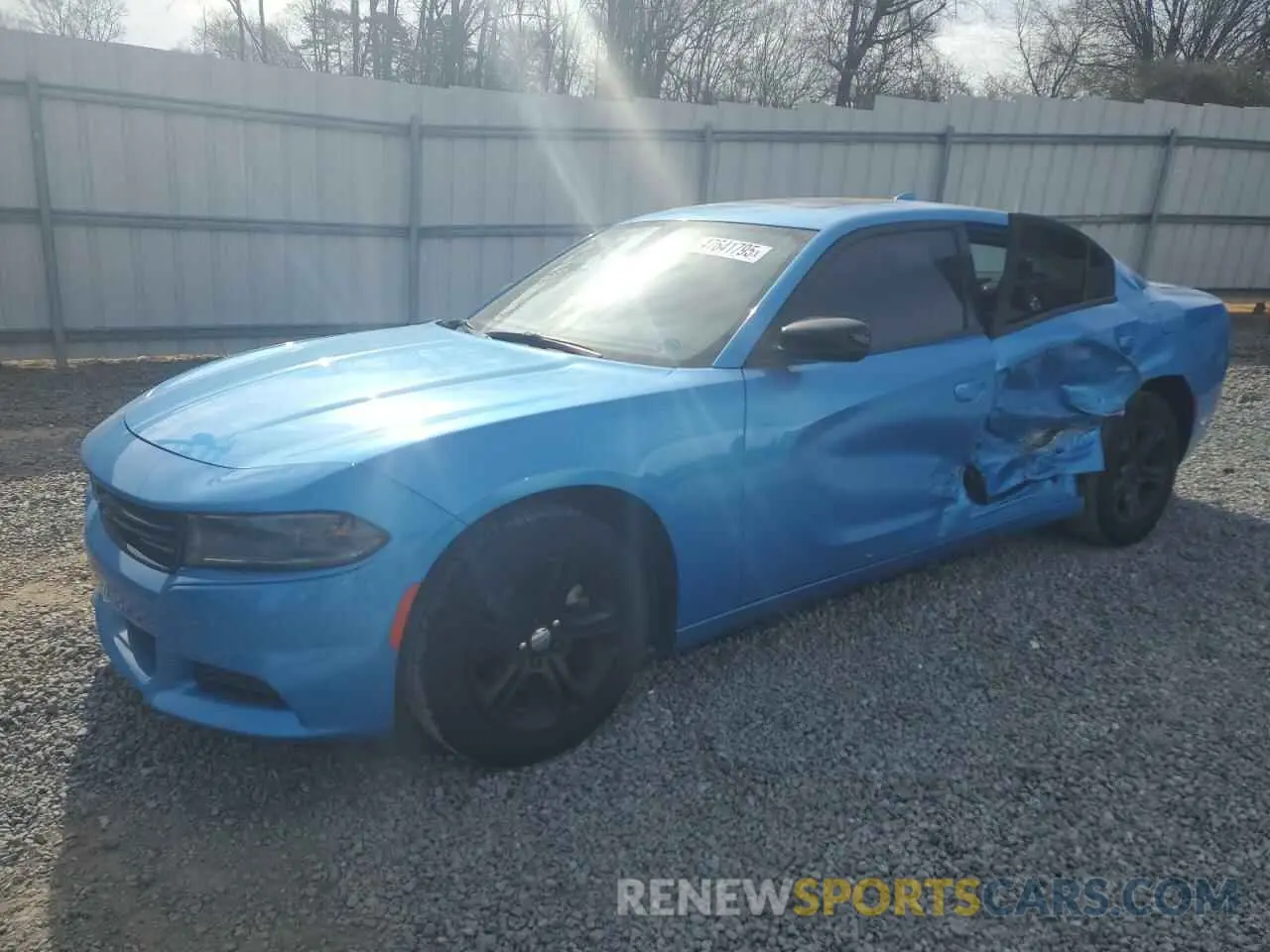 1 Photograph of a damaged car 2C3CDXBG8PH651827 DODGE CHARGER 2023