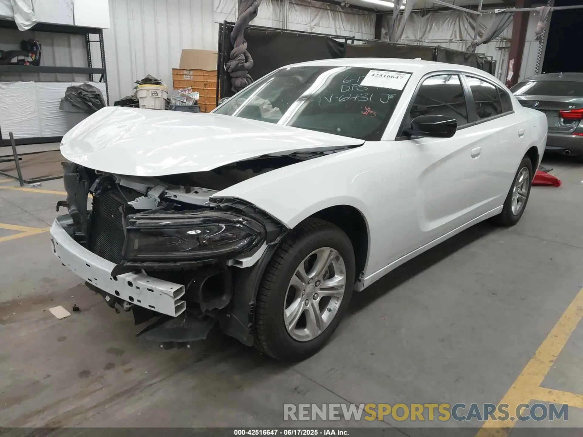 2 Photograph of a damaged car 2C3CDXBG8PH656431 DODGE CHARGER 2023