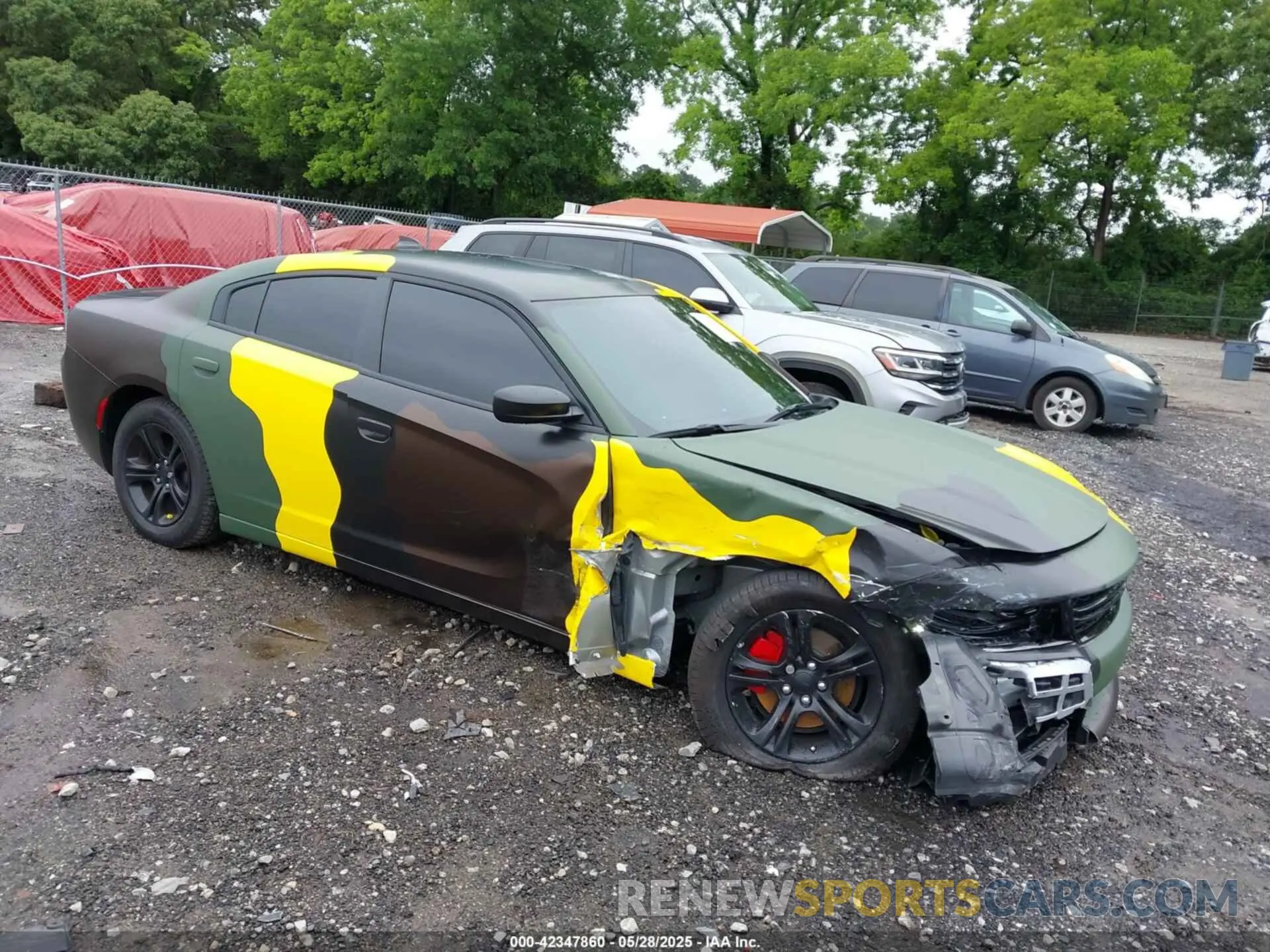 1 Photograph of a damaged car 2C3CDXBG8PH656767 DODGE CHARGER 2023