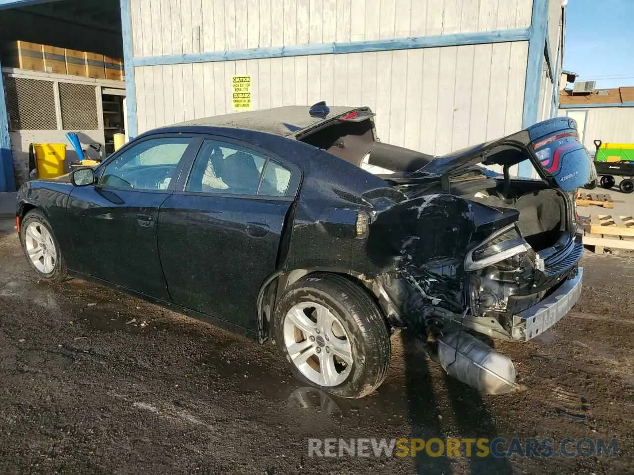 2 Photograph of a damaged car 2C3CDXBG9PH506229 DODGE CHARGER 2023
