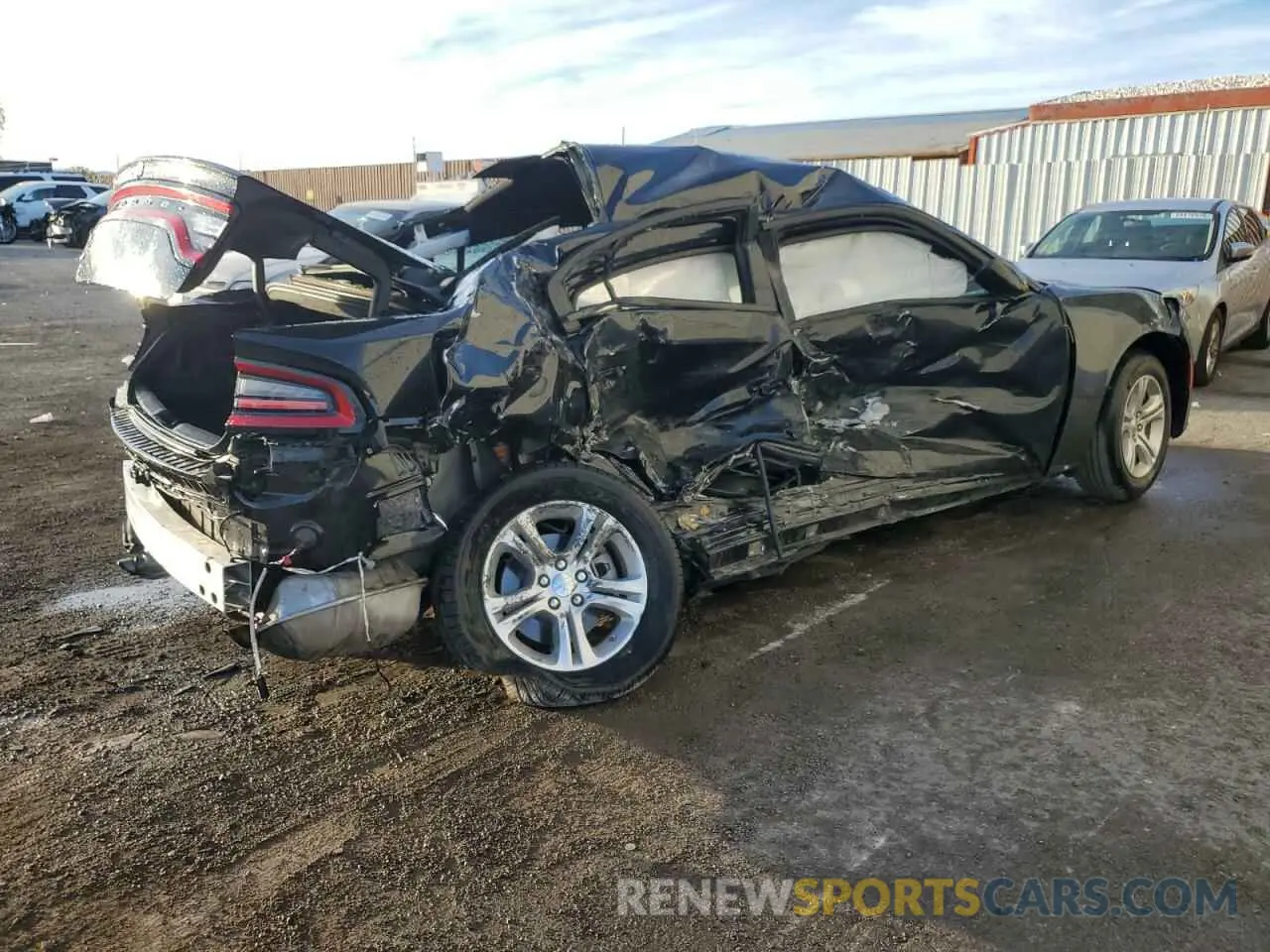 3 Photograph of a damaged car 2C3CDXBG9PH506229 DODGE CHARGER 2023