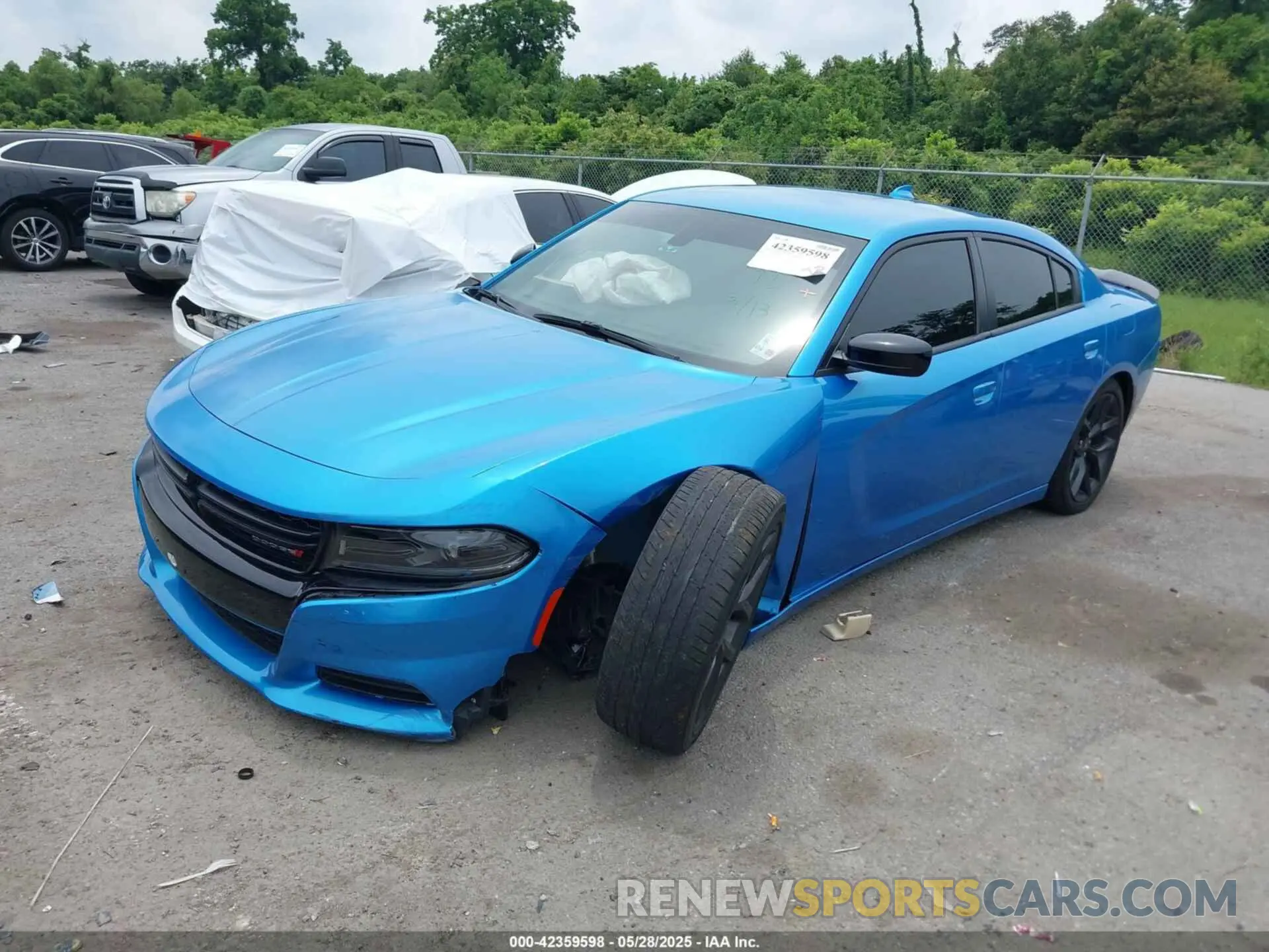 2 Photograph of a damaged car 2C3CDXBG9PH561800 DODGE CHARGER 2023