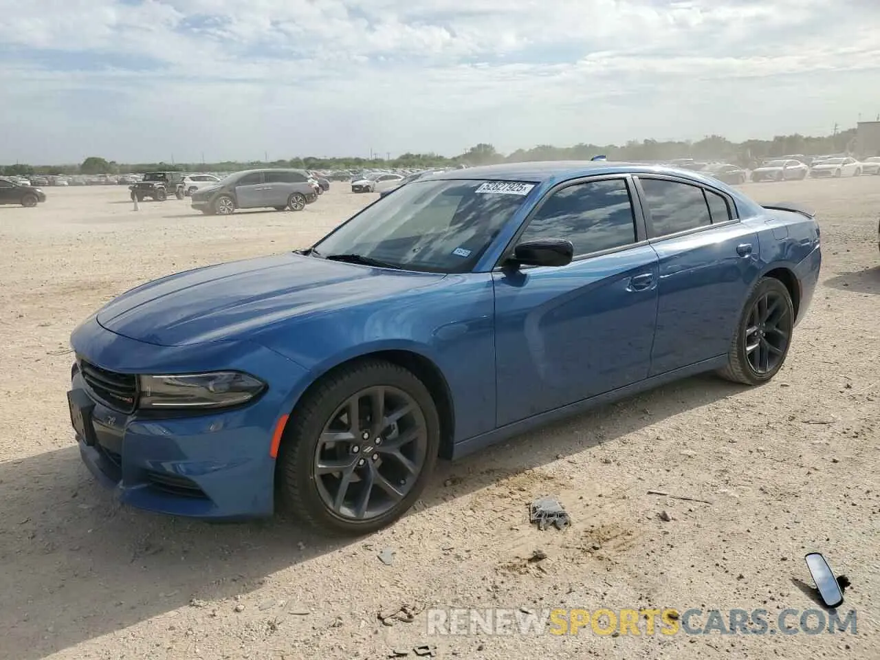1 Photograph of a damaged car 2C3CDXBG9PH608100 DODGE CHARGER 2023