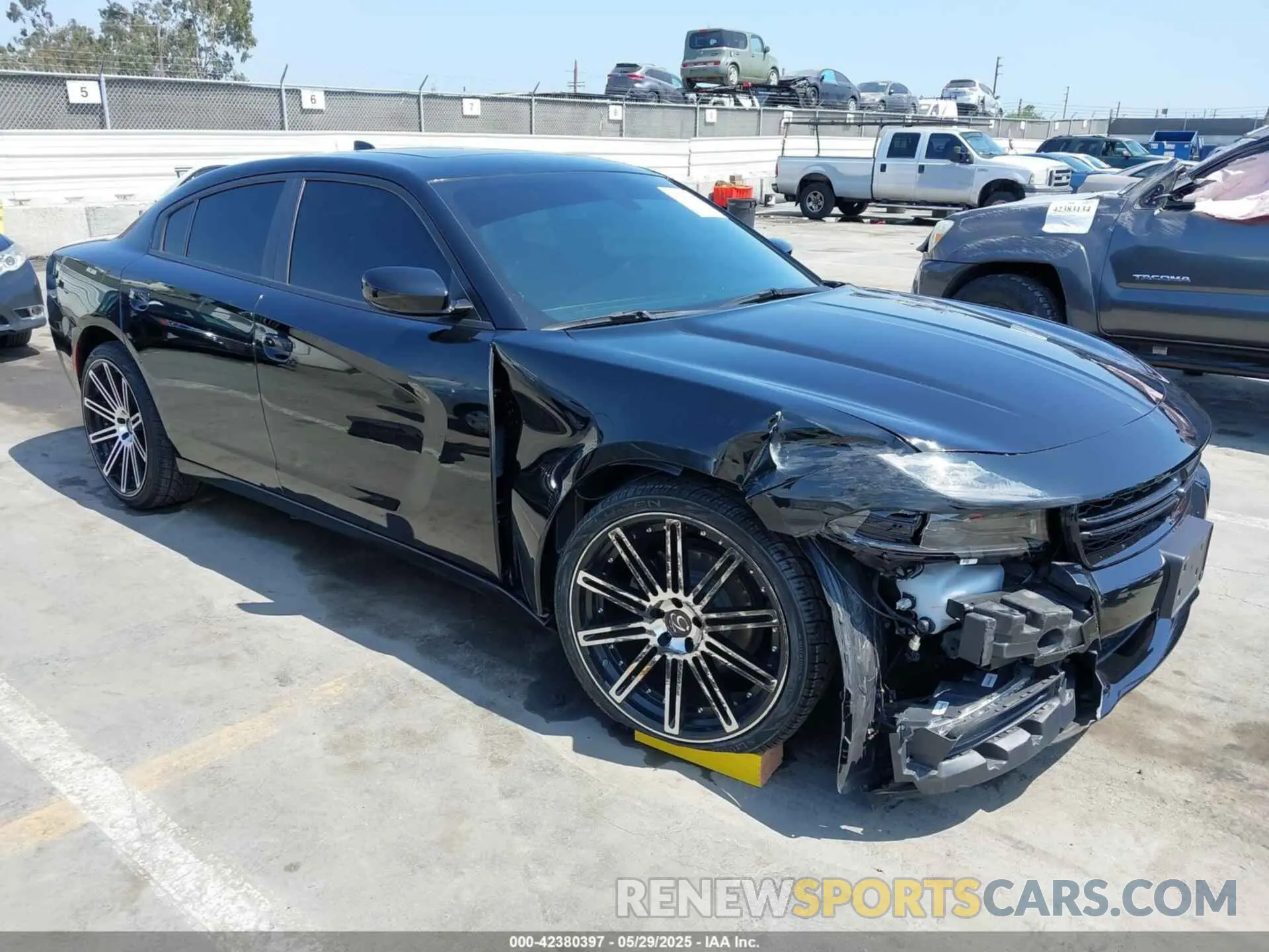 1 Photograph of a damaged car 2C3CDXBG9PH622224 DODGE CHARGER 2023