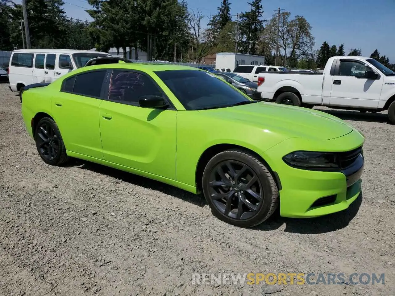 4 Photograph of a damaged car 2C3CDXBGXPH592389 DODGE CHARGER 2023