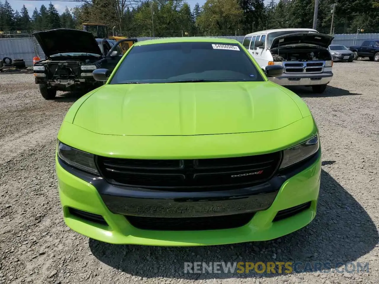 5 Photograph of a damaged car 2C3CDXBGXPH592389 DODGE CHARGER 2023