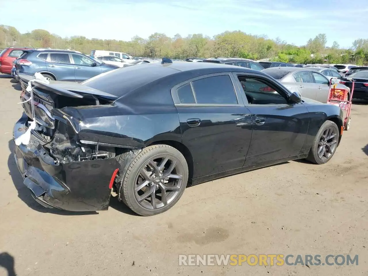 3 Photograph of a damaged car 2C3CDXBGXPH607862 DODGE CHARGER 2023