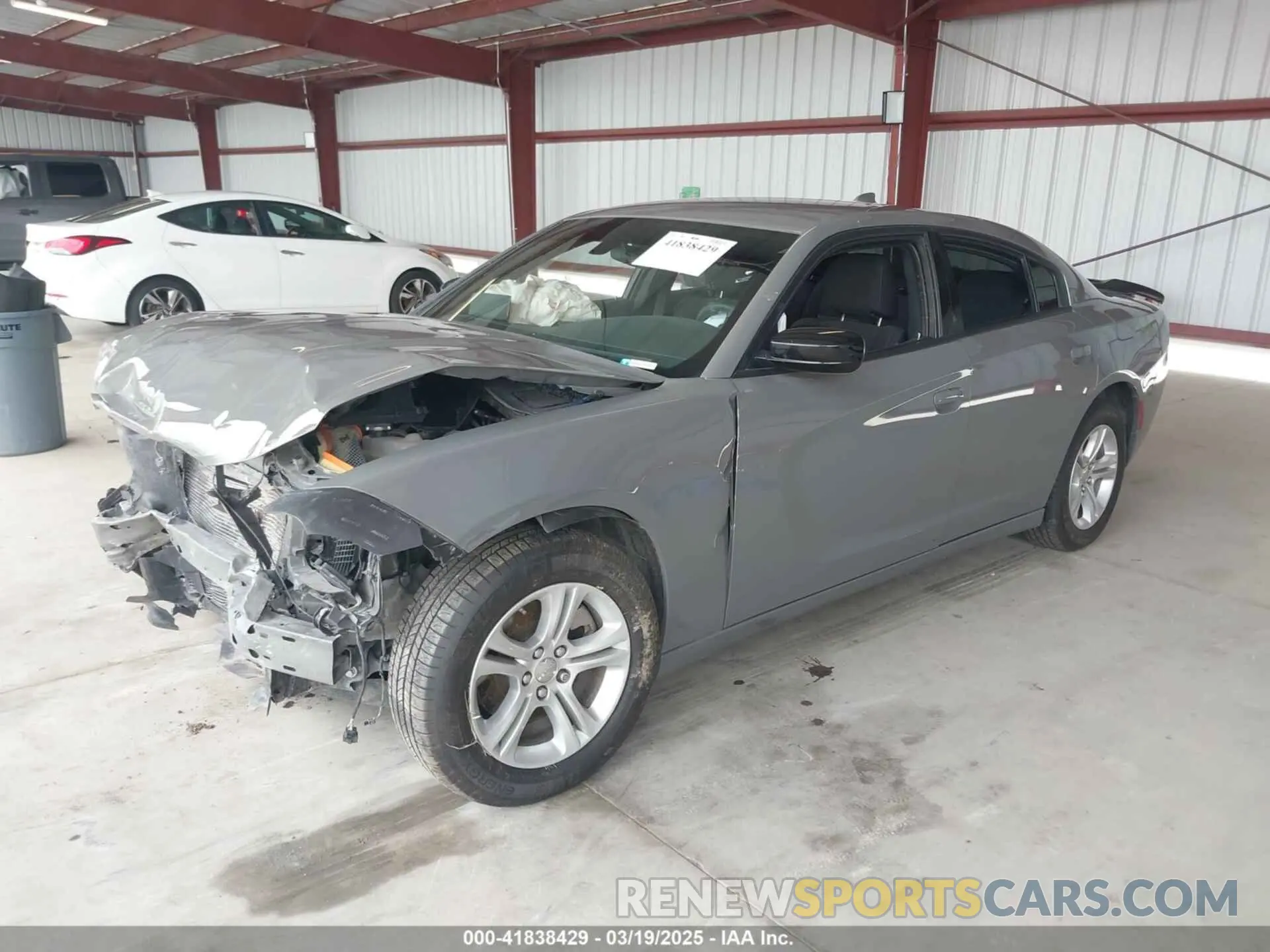 2 Photograph of a damaged car 2C3CDXBGXPH672842 DODGE CHARGER 2023