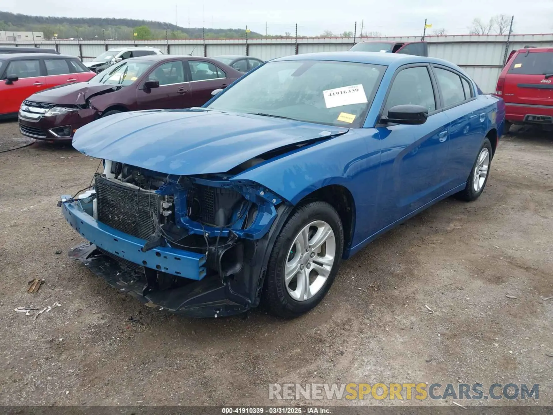 2 Photograph of a damaged car 2C3CDXBGXPH674476 DODGE CHARGER 2023