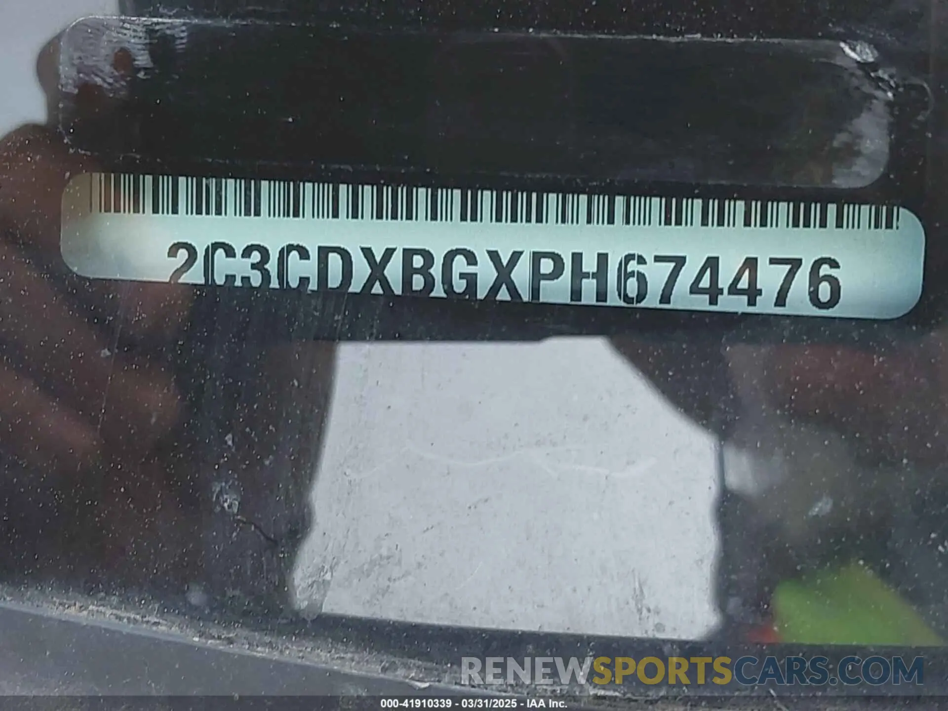 9 Photograph of a damaged car 2C3CDXBGXPH674476 DODGE CHARGER 2023