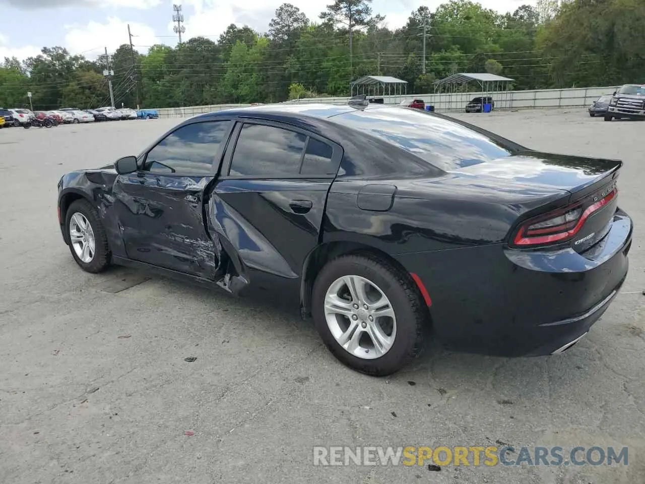 2 Photograph of a damaged car 2C3CDXBGXPH700185 DODGE CHARGER 2023